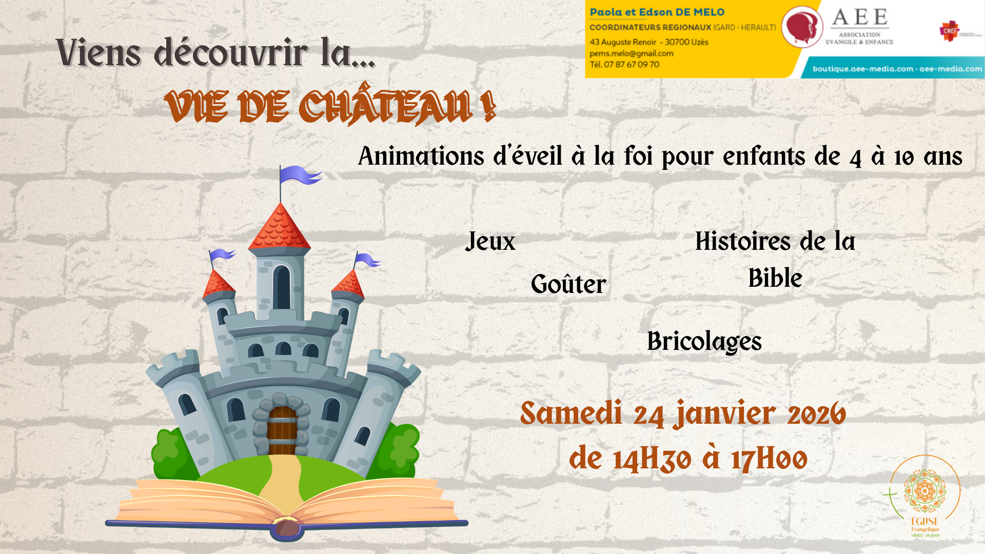 Après-midi des enfants AEE 24 janvier 2026