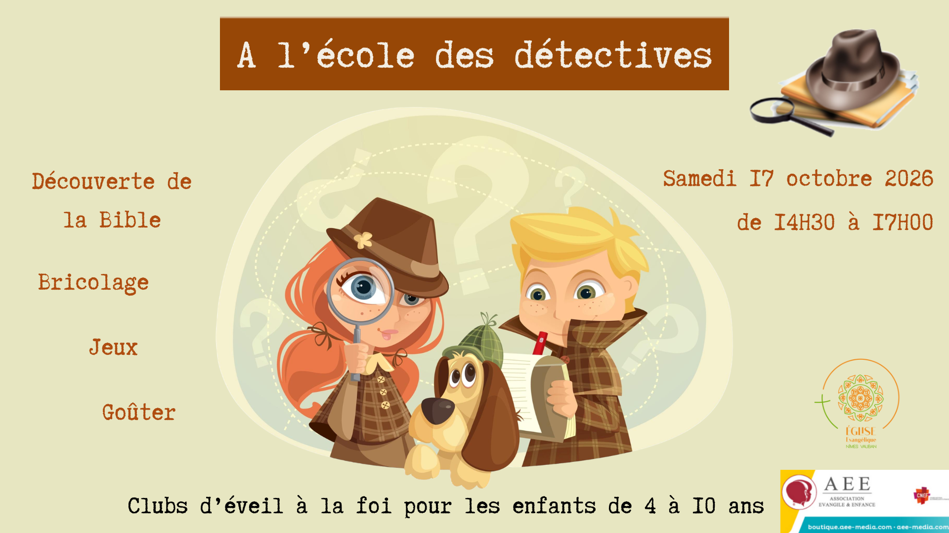 A l’école des détectives